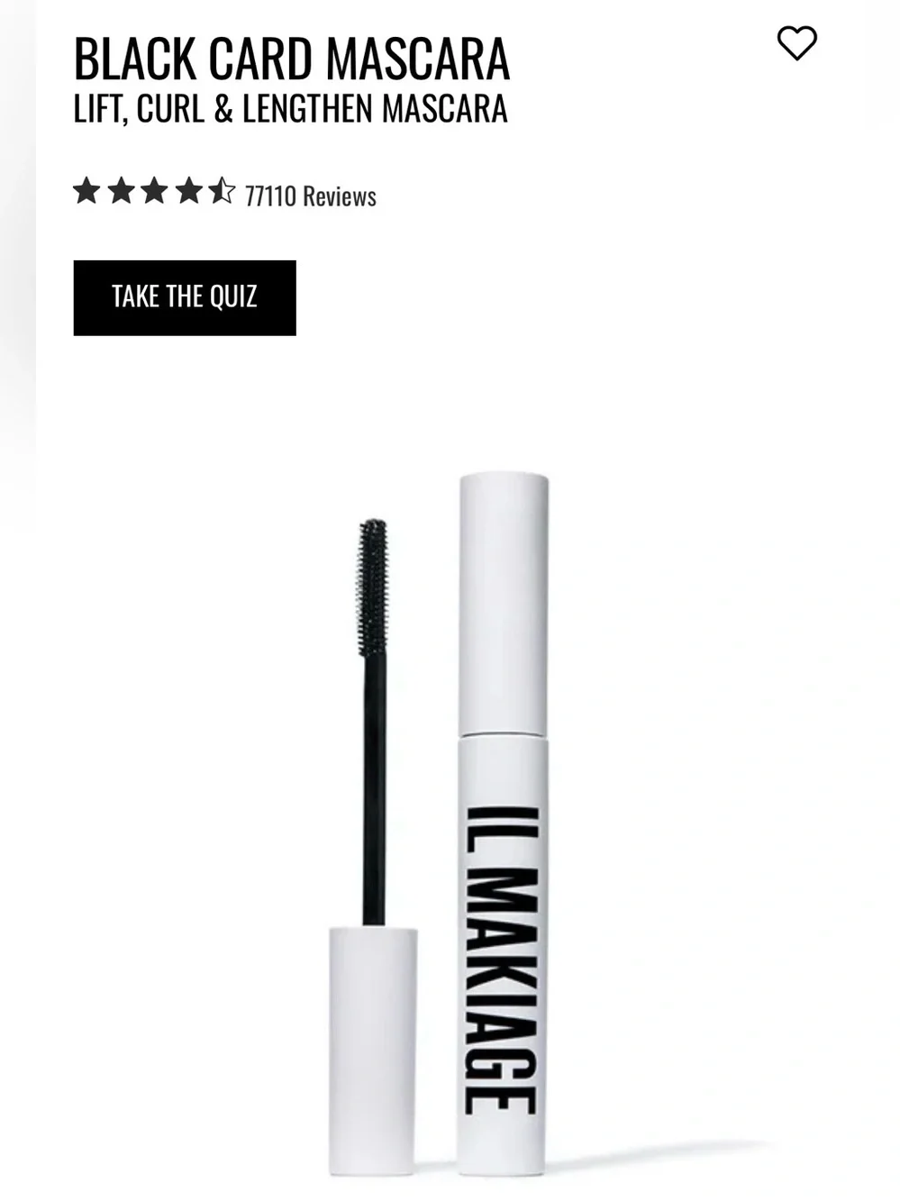 IL Makiage Black Card Mascara